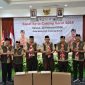 Rapat Kerja Cabang (Rakercab) Gerakan Pramuka Kabupaten Garut Tahun 2024 di Aula Bank BJB Garut, Selasa (20/2/2024).