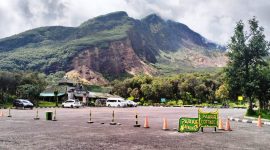 Halaman  Wisata Gunung Papandayan, Kcamatan Cisurupan  Kabupaten Garut Jawa barat, Senin, (5/02/2024). ).