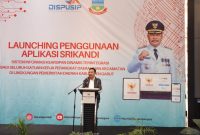 Pelaksanaan_Launching_ Penerapan Aplikasi Sistem Informasi Kearsipan Dinamis Terintegrasi (Srikandi), di Ballroom Hotel Santika, Jalan Cipanas Baru, Kecamatan Tarogong Kaler, Kabupaten Garut, Selasa (5/3/2024).