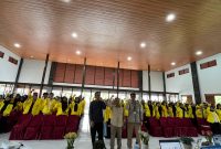 Pelaksanaan Kuliah Umum Penerimaan Mahasiswa Baru Universitas Terbuka Bandung, di Ruang Gedung Bale Katresna, Jalan Raya Samarang, Desa Mekarwangi, Kabupaten Garut, Sabtu (9/3/2024).