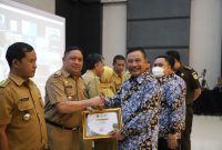 Pelaksanaan Musrenbang tingkat Kabupaten berlangsung di Ballroom Hotel Harmoni, Jalan Cipanas Baru, Kecamatan Tarogong Kidul, Kabupaten Garut, Senin (01/04/2024).