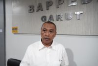 Pelaksanaan_Forum Group Discussion_ (FGD) Penilaian Tahap II Wawancara dan Verifikasi tingkat Kabupaten Penghargaan Pembangunan Daerah (PPD) Tahun 2024, di Aula Badan Perencanaan Pembangunan Daerah (BAPPEDA) Garut, Jalan Patriot, Kecamatan Tarogong Kidul, Kabupaten Garut, Rabu (3/4/2024).