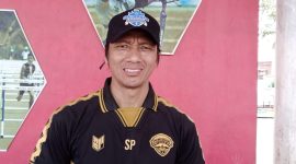 Pemain Persigar Garut menggenjot latihan fisik dan taktikal di Lapangan SOR Kerkhof Garut, Tarogong Kidul, Garut, Rabu (17/04/2024). (Foto: Dok. Persigar Garut)