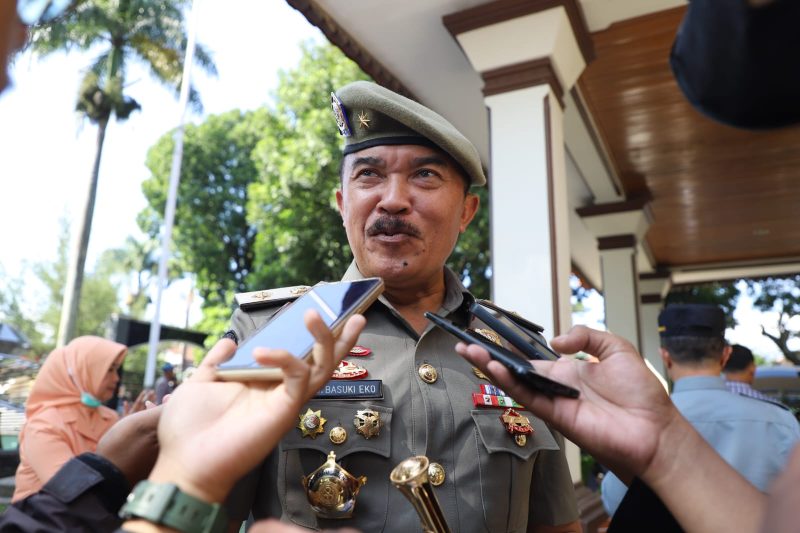 Kepala Satuan Polisi Pamong Praja (Kasatpol PP) Kabupaten Garut, Usep Basuki Eko.