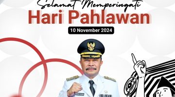“Selamat Hari Pahlawan 10 November 2024. Semangat berinovasi wahai generasi muda Indonesia. Jadilah pahlawan masa kini yang membanggakan Tanah Air”.