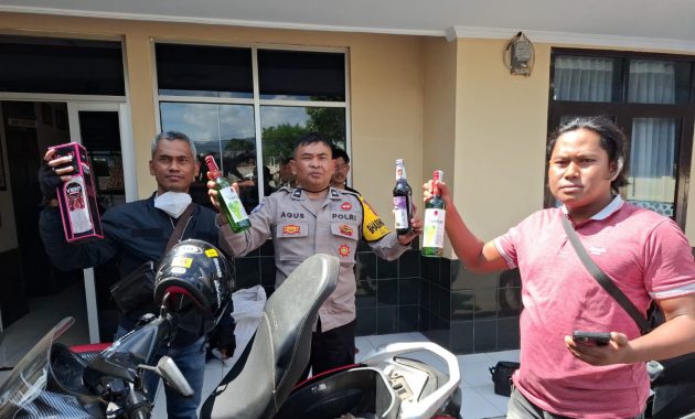 Menjelang Nataru, Polsek Pasirwangi Bongkar Gudang Miras Ilegal di Dua Titik, Seorang Pelaku Diamankan