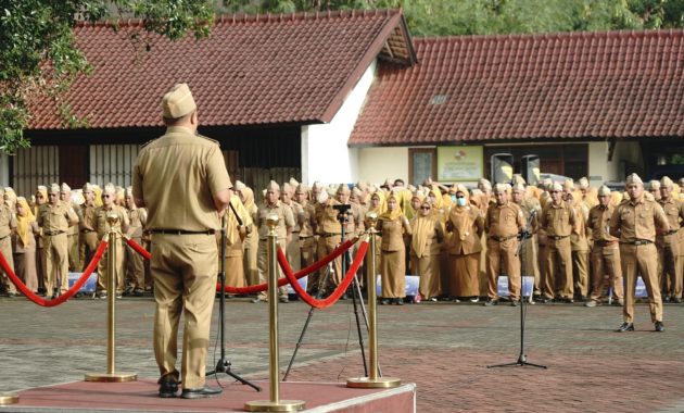 Apel Gabungan Pemkab Garut, Bupati Minta Jajaran Sigap Tanggapi Penghapusan 70 Ribu PBI BPJS