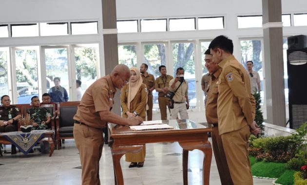 Pelaksanaan Musyawarah Rencana Pembangunan (Musrenbang) RKPD Kabupaten Garut Tahun 2027 di Gedung Pendopo, Kecamatan Garut Kota, Senin (16/3/2026).