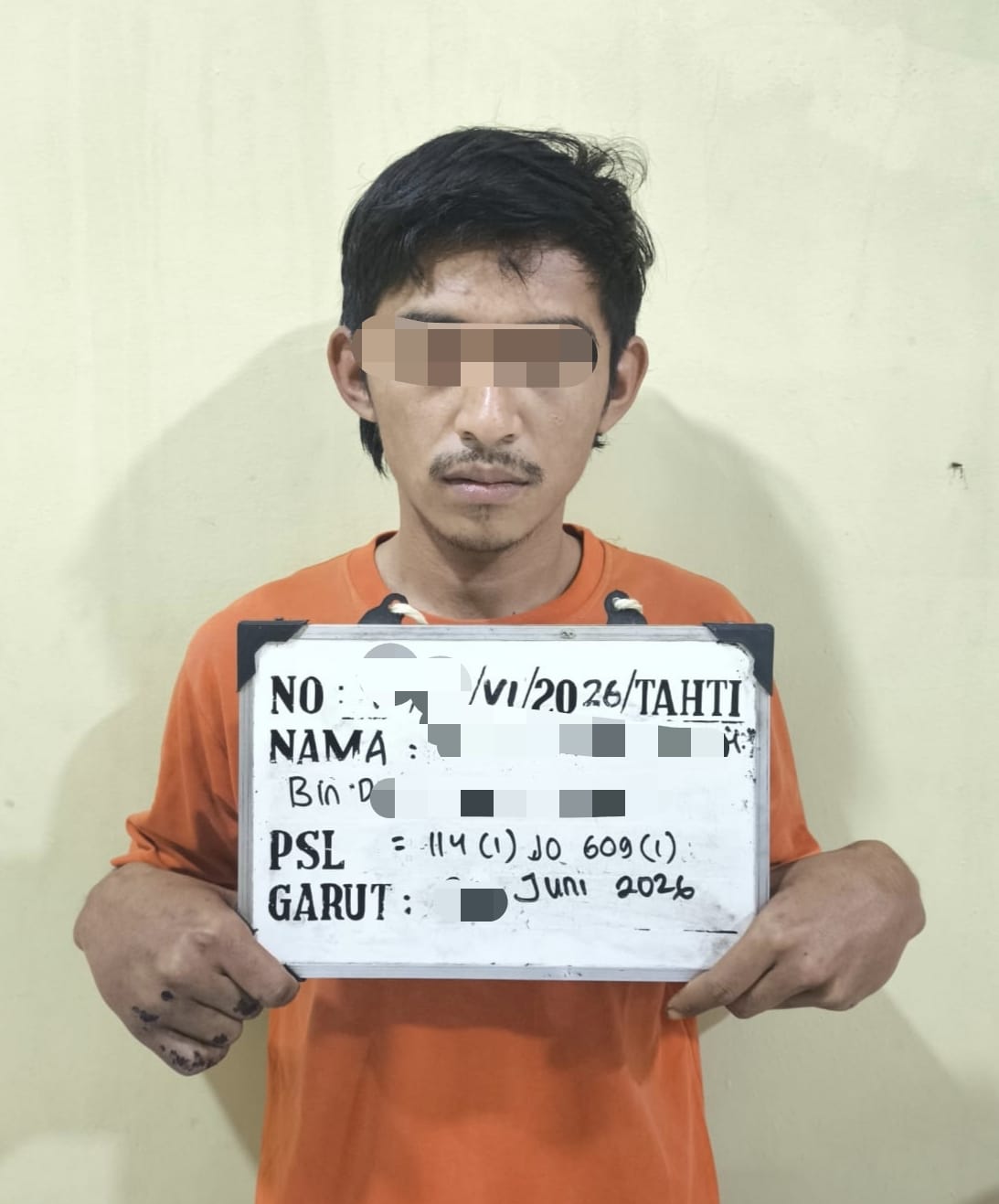 Polres Garut Ringkus Terduga Pengedar Sabu di Banyuresmi, Belasan Paket Barang Bukti Disita