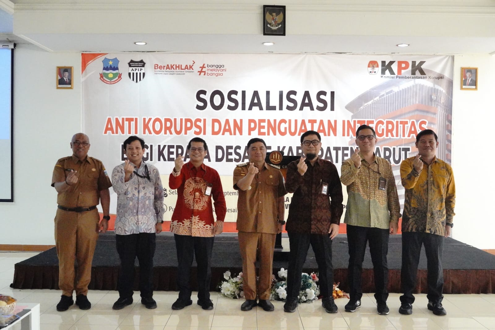 KPK Beri Pembekalan Antikorupsi, Bupati Garut Tekankan Tata Kelola Desa yang Bersih