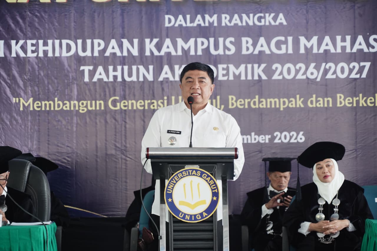 Bupati Syakur Minta Mahasiswa Baru Jadi Penggerak Produktivitas Garut