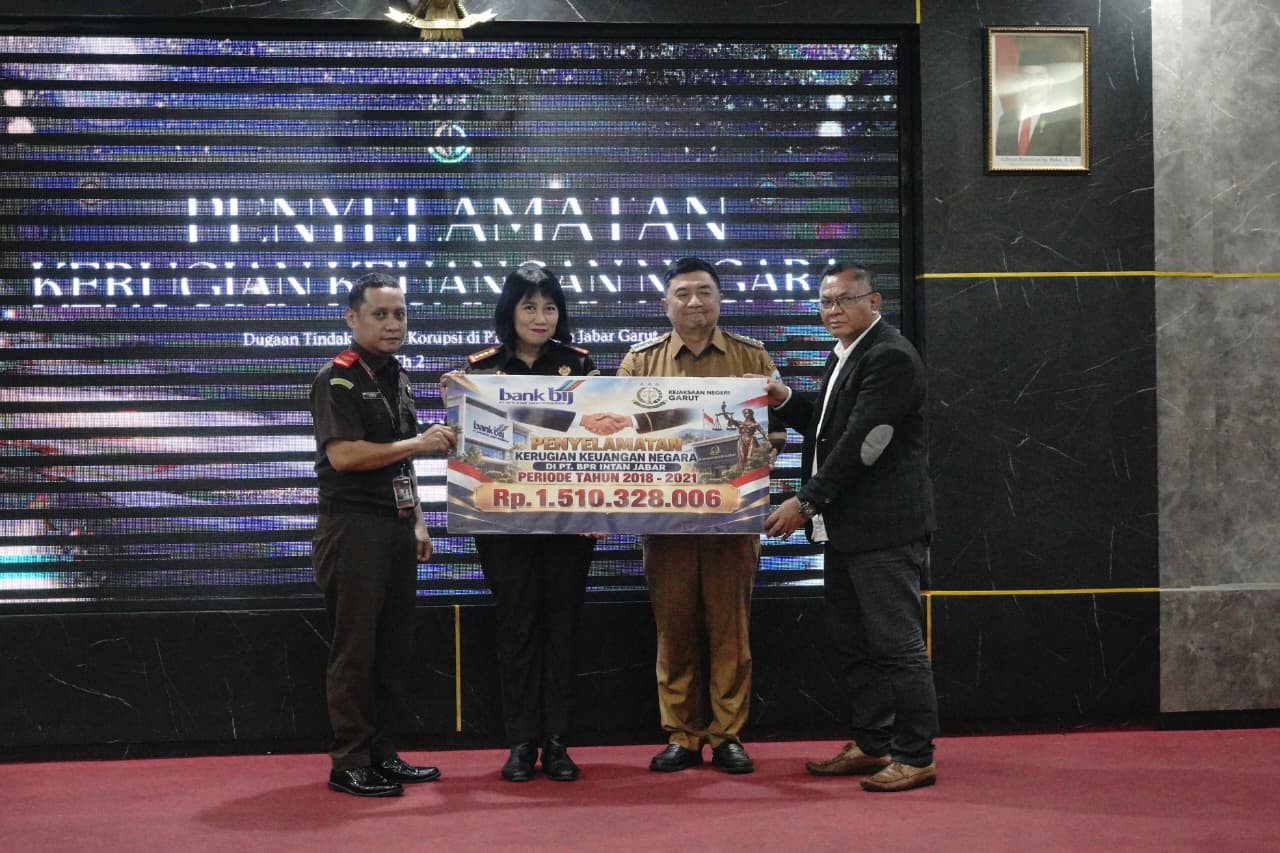 Kejari Garut Pulihkan Kerugian Negara Lebih dari Rp1,5 Miliar, Pemkab Apresiasi Kinerja Penegakan Hukum